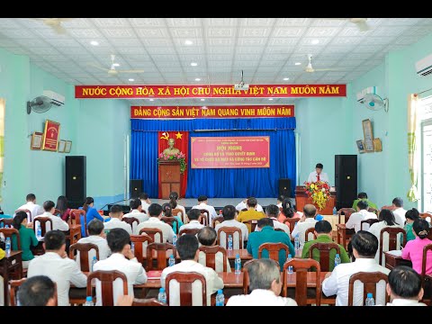 Phường Vĩnh Tân công bố các Nghị quyết, Quyết định về tổ chức bộ máy và  công tác cán bộ sau sáp nhập