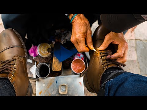 From Worn to Perfect in Minutes | 21 minutes of ASMR boot shine