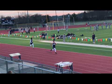 Zach Veverka - 2018 - Anchoring 4x100 to First Place