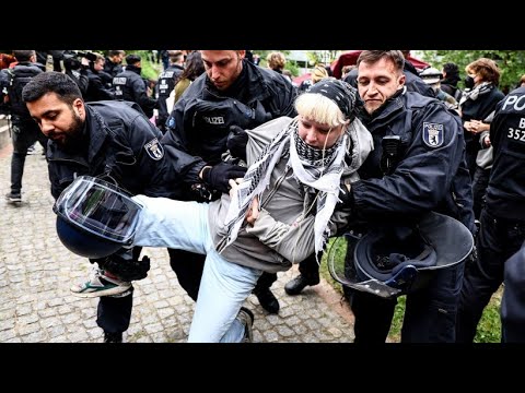 Israel-Hass an der FU: Berliner Polizei räumt Demo