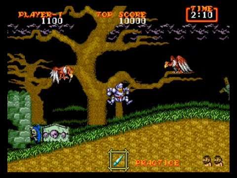 ghouls'n ghosts megadrive vs snes