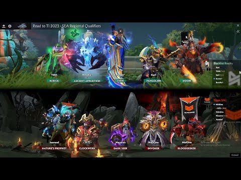 The International 2023 | Southeast Asia Qualifier | Blacklist International vs Team SMG - Game 1