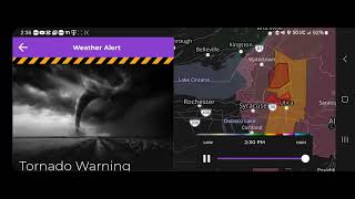 .A TORNADO WARNING REMAINS IN EFFECT UNTIL 400 PM EDT FOR EAST CENTRAL ONEIDA COUNTY...