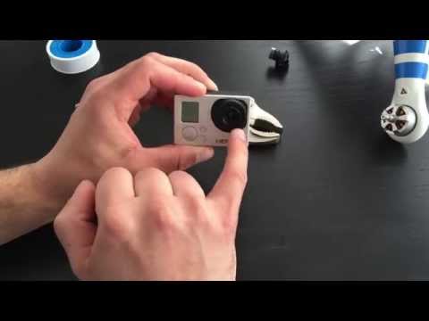 EASY GoPro Hero 4/3+ Lens Change - 5.4mm 10MP Non-Distortion Lens Install