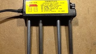 Deadly quack water tester.  (scam)