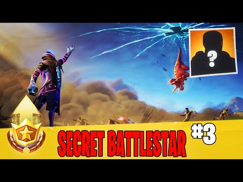 Secret Battle Star in Week 3 Location Guide in Fortnite // FREE Battle Pass Tier in Season X