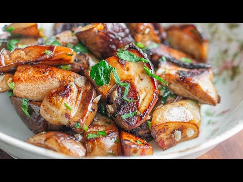 Italian Style Porcini Mushrooms (Funghi Trifolati)