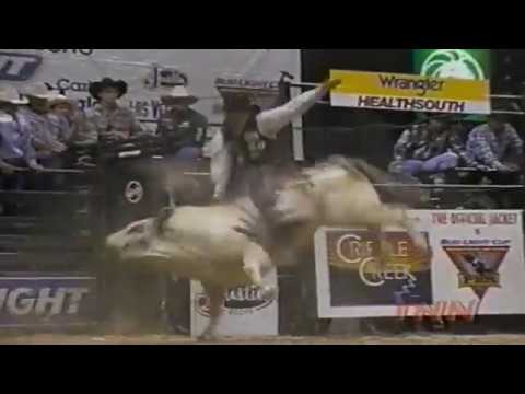 Panhandle Slim bucks Curt Lyons - 98 PBR Finals