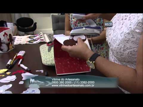 Mulher.com 04/12/2014 Isamara Custódio - Porta panetone régua galinha Parte 2/2