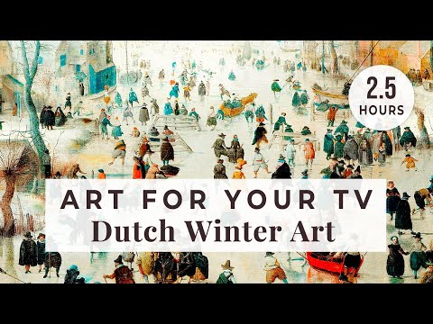 Winter Art TV Screensaver: Avercamp, Van Gogh | Dutch Paintings and Masterpieces in 4K