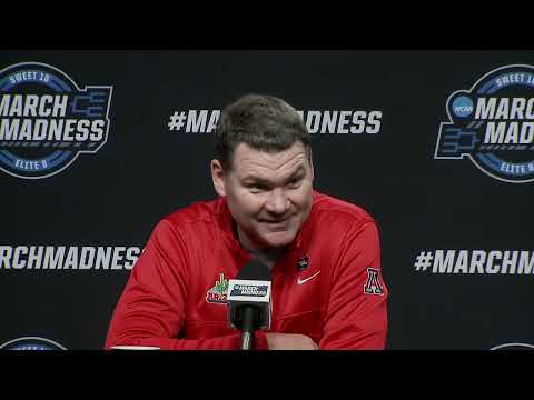 Arizona Sweet 16 Postgame Press Conference - 2024 NCAA Tournament
