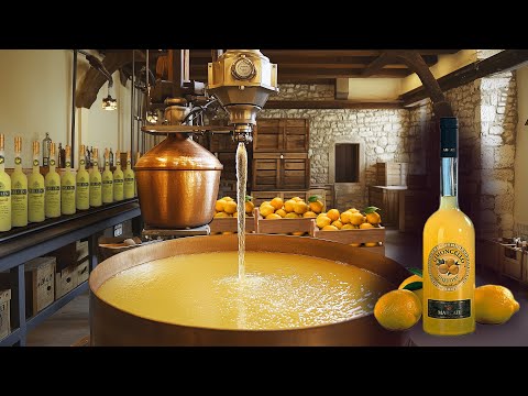 How Limoncello Is Made | Italian Lemon Liqueur Factory