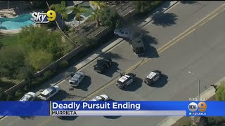 Suspect Killed In Deputy-Involved Shooting In Murrieta