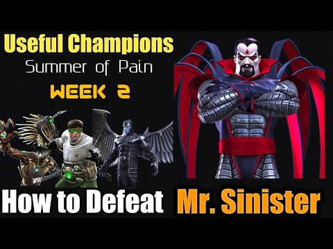 How to Defeat Mister Sinister |Summer of Pain| - Marvel Contest of Champions