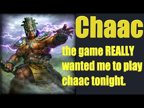 the game REALLY wanted me to play chaac.
