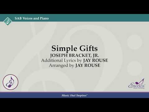 Simple Gifts - Arr. Jay Rouse