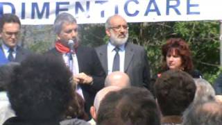 preview picture of video 'Vendola - 25 Aprile - Monte sole, commemorazione stage Marzabotto'