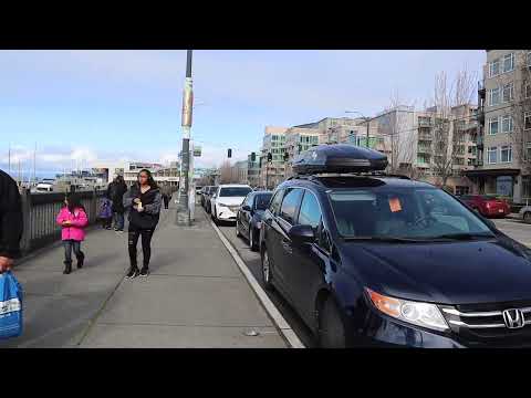 Walking Pier 66 Downtown Seattle, Washington 03/13/22
