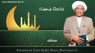 Download lagu Lirik Hama Qolbi   Sholawat Paling menyentuh Guru Zaini  Sekumpul mp3