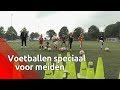 Meidenvoetbal wordt steeds populairder