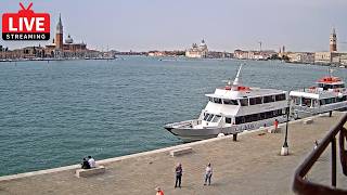 🔴 Venice Live Cam - San Marco Basin in Live Streaming - Webcam en direct ベネチア ライブ