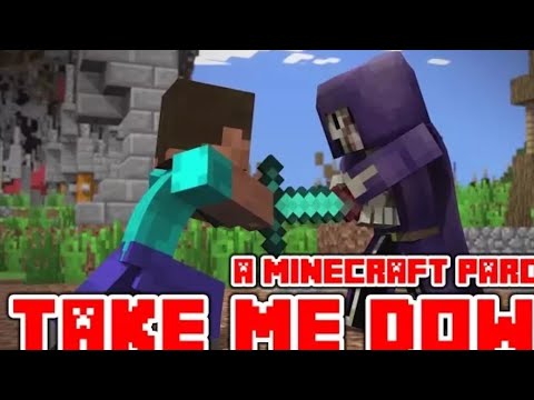 Minecraft Song and Videos "Take Me Down" A Minecraft Parody of Drag Me Down By One Dirrection