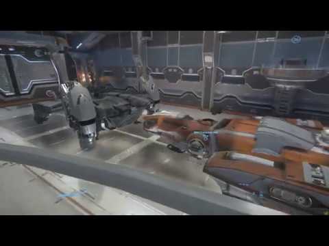 Star Citizen 3.8.0 Unedited Aeroview hangar quick tour