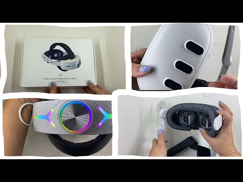 Кріплення на Голову Oculus Quest 3 з акумулятором 8000 mAh RGB Регульований Ремінець для VR окулярів Meta Quest 3 Head Strap RGB - фото 3 - id-p2241684826