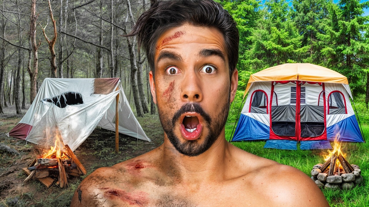 Sobrevivência de RICO vs POBRE: 24 Horas na SELVA