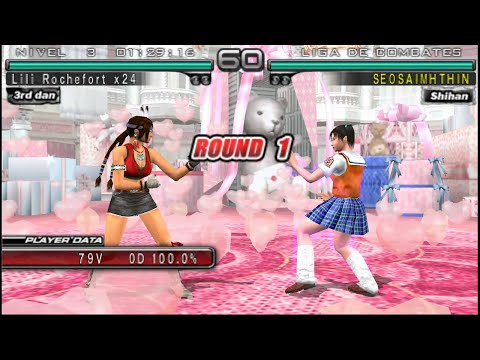 39_4 Julia vs Xiaoyu - TEKKEN DARK RESURRECTION ( Anakin x24 ) PPSSPP PC