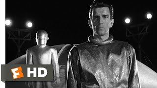 The Day the Earth Stood Still (4/5) Movie CLIP - Klaatu&#39;s Speech (1951) HD