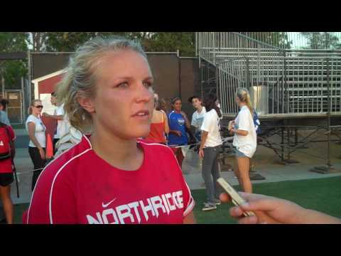 WSOC: Junior Farryn Townley speaks about CSUN's 3-0 victory over LMU