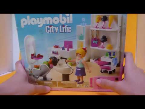 Playmobil Friseur Salon - Mama geht zum Friseur - Beauty Center von