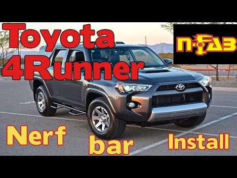 N-Fab Nerf Bars - 2016 Toyota 4runner Trail - T1464R