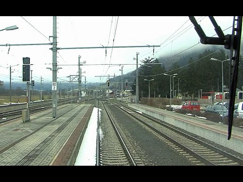 Führerstandsmitfahrt in Zeitraffer  Stainach-Irdning - Attnang-Puchheim (24 min)