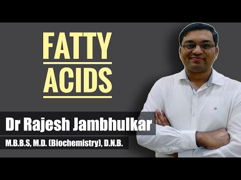 Fatty acids (Essential fatty acids)- Definition, classification, functions and deficiency Video