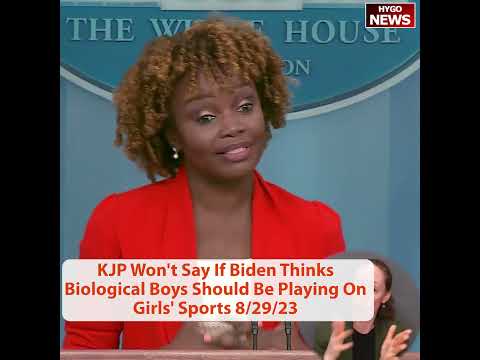 KJP Won't Say If Biden Thinks Biological Boys Should Be Playing On Girls' Sports