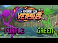 Purple Vs Green Animation VERSUS