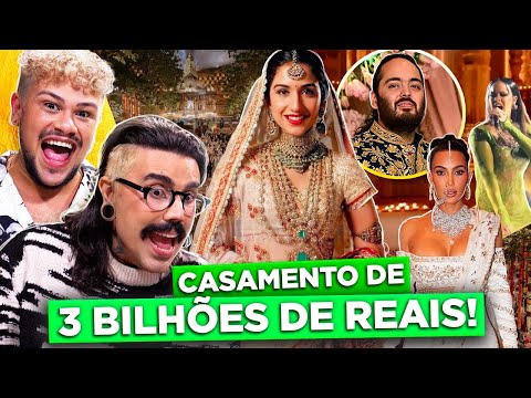 O CASAMENTO (QUE DUROU 5 MESES) DOS HERDEIROS INDIANOS ANANT E RHADIKA | Diva Depressão