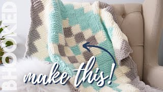 How to Entrelac Crochet Baby Blanket - Free Pattern + Step-by-Step Tutorial