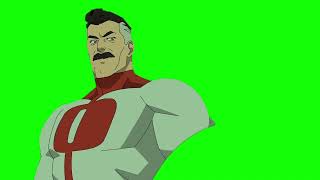 Omni-Man "sure, but you should've died at birth" Invincible green screen