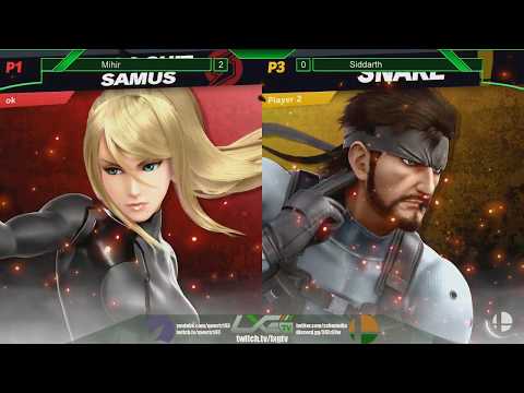 Siddarth (Zero Suit Samus) vs Mihir (Ike/Ganon/Snake) - Smash Ultimate @ The Living Room Bangalore