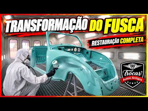 10 Meses de Restauração em 8 Minutos! 💎  Veja Este Fusca 1964 se Transformar 👍