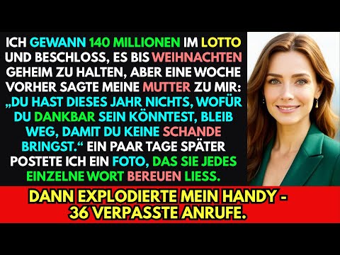 Ich habe meiner Familie verschwiegen, dass ich im Lotto gewann–die beste Entscheidung meines Lebens.