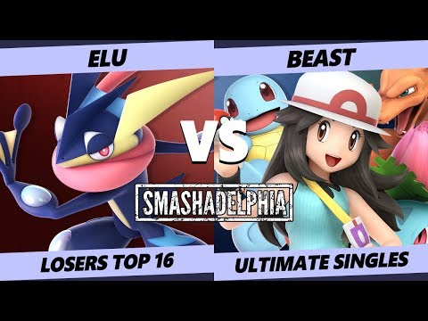 Smashadelphia 2019 SSBU - Elu (Greninja) Vs. BBM | Beast (PT) Smash Ultimate Tournament L. Top 16