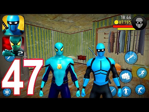 Power Spider 2 Blue Ninja, Rope Hero - Gameplay Walkthrough Part 47 (iOS, Android)