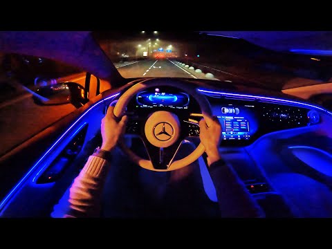 Thumbnail for Mercedes-Benz EQS NIGHT DRIVE with AMBIENT LIGHTING by AutoTopNL by Mercedes-Benz EQS