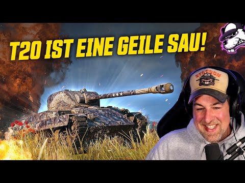 The T20 is awesome! What can the US Tier VII medium tank do? [WoT - Gameplay - German]