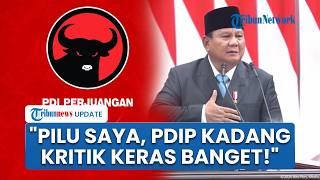 Akui Kritik PDIP Sangat Keras! Prabowo Sebut Partai Oposisi Mau Berkorban Jadi Penyelamat Pemerintah