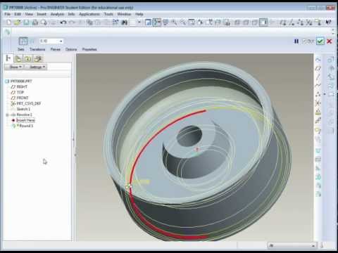 E2 Pro/Engineer Wildfire 4 - Basic Modeling 2